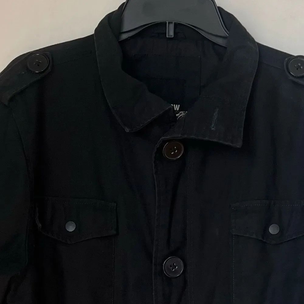 KR3W Denim Men's Black Utility Jacket Sz S - Picture 10 of 10